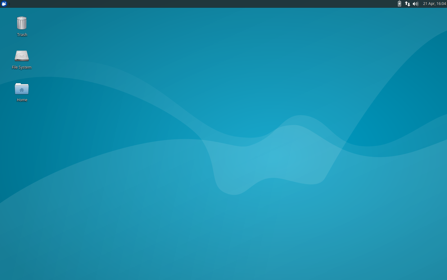 Xubuntu desktop....